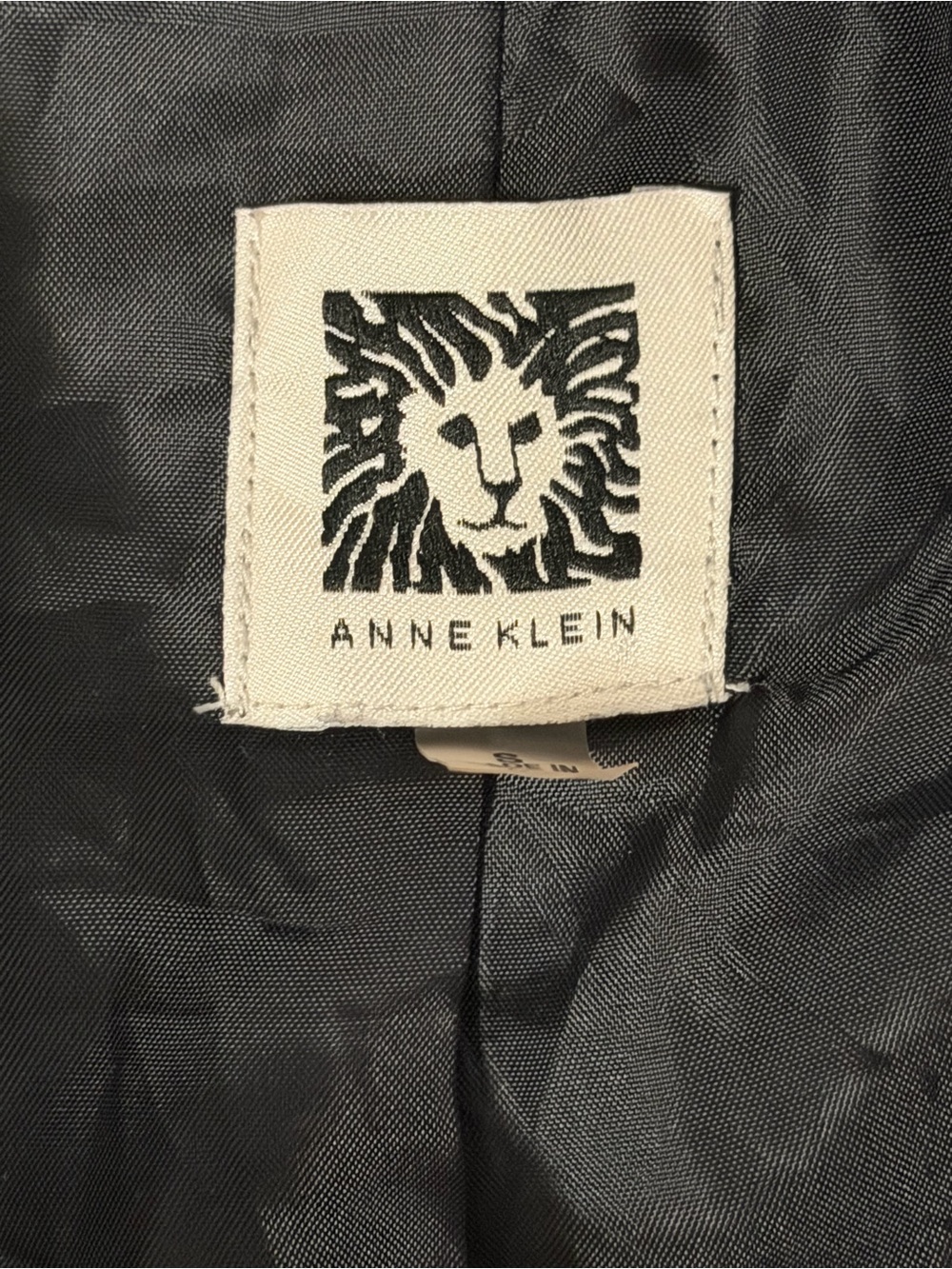 Anne Klein Plaid Open Blazer in Taupe and Cream - Picture 5 of 6